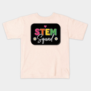 STEM Squad Heart Badge Kids T-Shirt