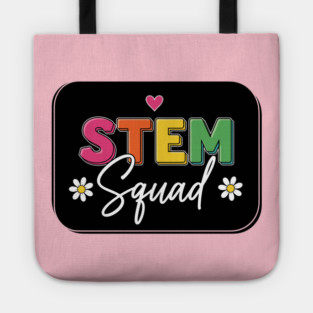STEM Squad Heart Badge Tote