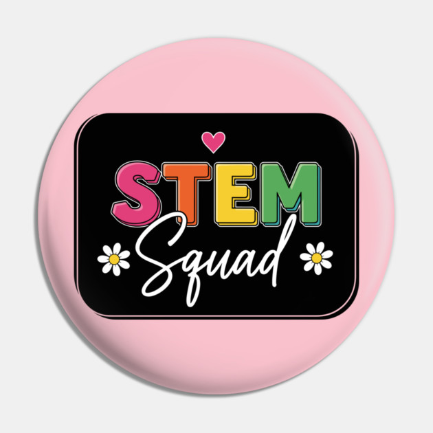 STEM Squad Heart Badge Pin by enrynz