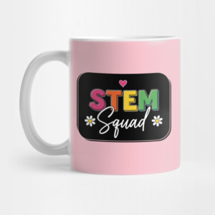 STEM Squad Heart Badge Mug