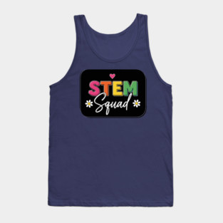 STEM Squad Heart Badge Tank Top