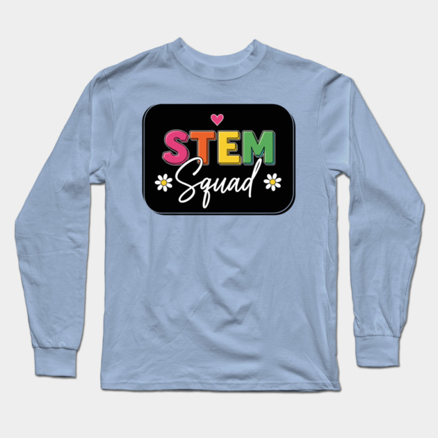 STEM Squad Heart Badge Long Sleeve T-Shirt by enrynz