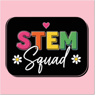 STEM Squad Heart Badge Posters and Art