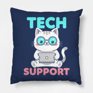 Cute Tech Suppor Pillow