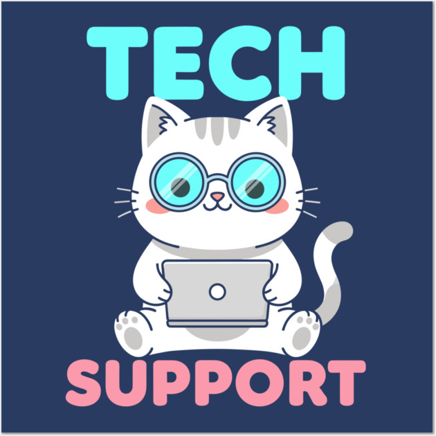 Cute Tech Suppor Wall Art by enrynz