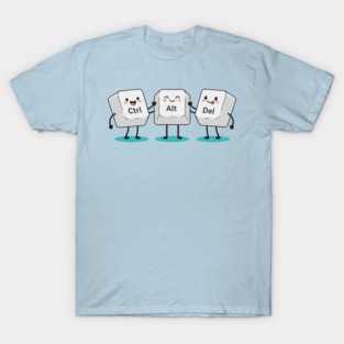 Cute Ctrl+Alt+Del Keys T-Shirt