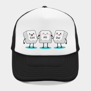 Cute Ctrl+Alt+Del Keys Hat
