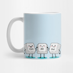 Cute Ctrl+Alt+Del Keys Mug