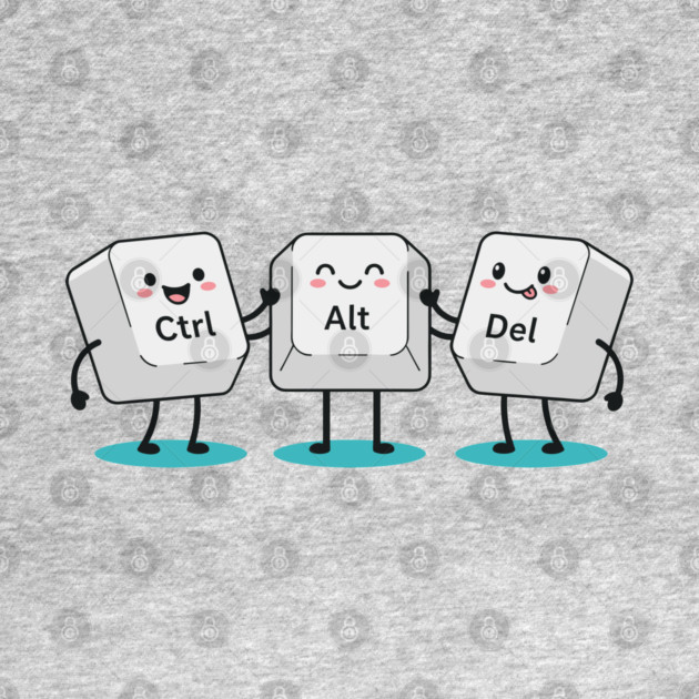 Cute Ctrl+Alt+Del Keys by enrynz