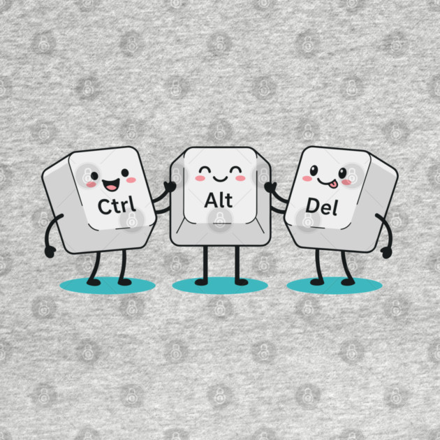 Cute Ctrl+Alt+Del Keys by enrynz