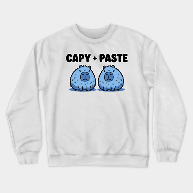 Capy + Paste Crewneck Sweatshirt by enrynz