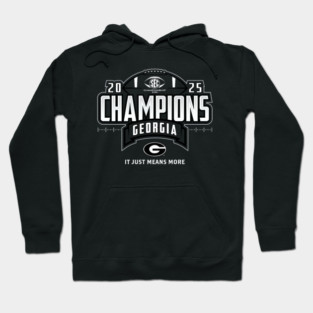 Georgia Bulldogs SEC Champs 2025 Football Locker Room Hoodie