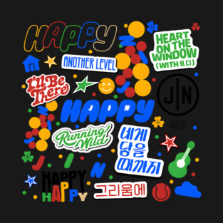 Jin HapJin From Bts Jin Collage I'll Be There You Are Loved T-Shirt