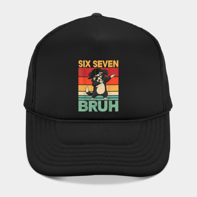 Six Seven Bruh Dog Dab Funny Animal by ArtistTee ⭐⭐⭐⭐⭐