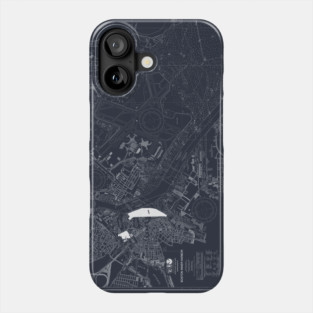 Boston Harbor, MA - Nautical Chart Phone Case