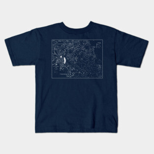 Boston Harbor, MA - Nautical Chart Kids T-Shirt