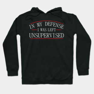 I Was Left Unsupervised Troublemaker No Regrets Hoodie
