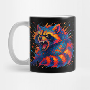 Feral raccoon Mug