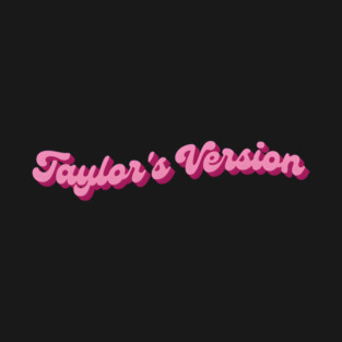 Taylor's Version Pink Y2k Aesthetic Pink T-Shirt