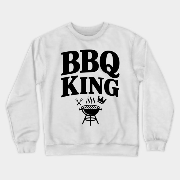 BBQ King Crewneck Sweatshirt by Frank Ring