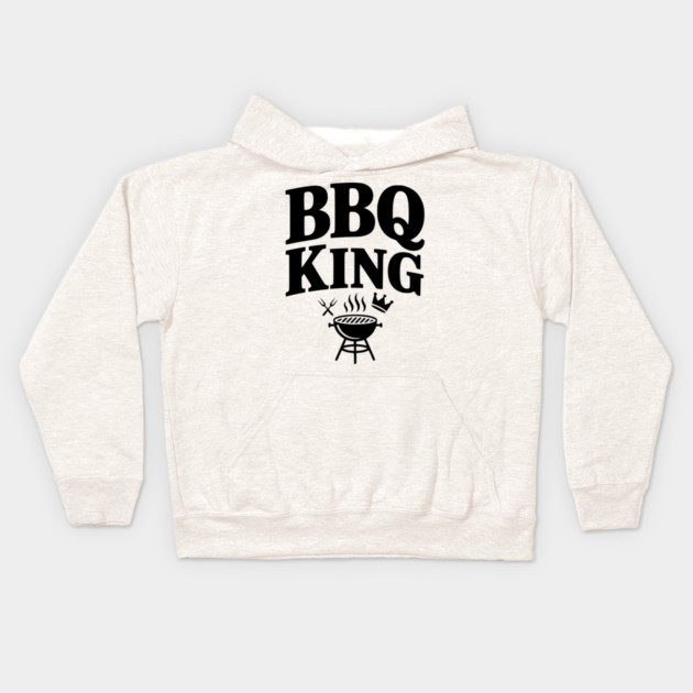 BBQ King Kids Hoodie by Frank Ring