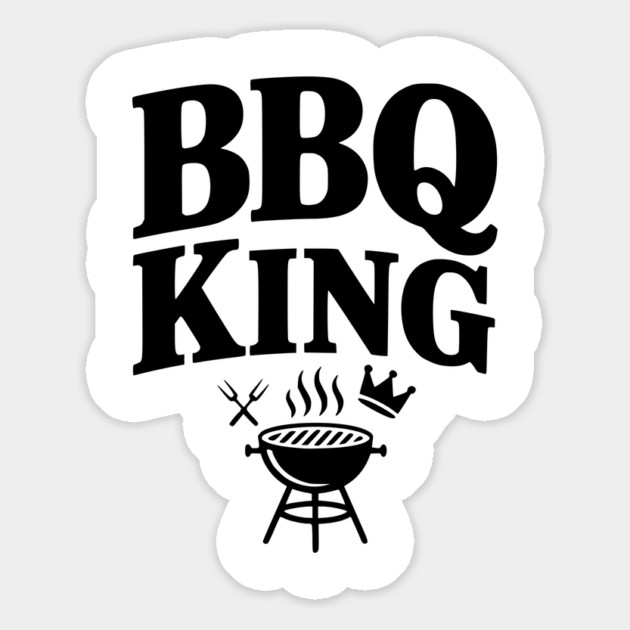 BBQ King Magnet by Frank Ring