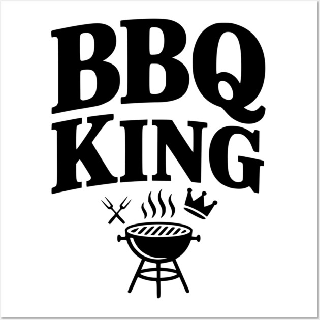 BBQ King Wall Art by Frank Ring