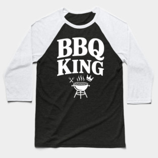 BBQ King Baseball T-Shirt