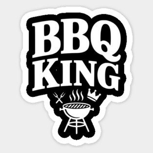 BBQ King Sticker