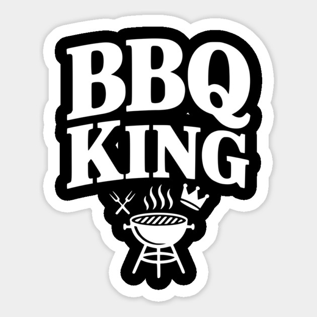 BBQ King Magnet by Frank Ring