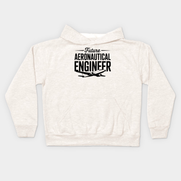Future Aeronautical Engineer Kids Hoodie by Frank Ring