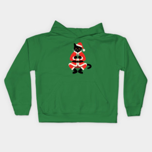 Christmas Cat Kids Hoodie