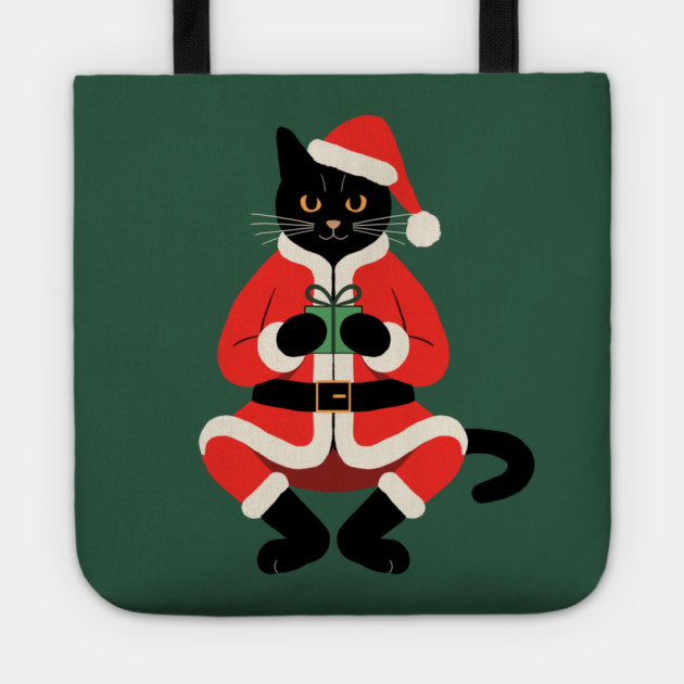 Christmas Cat Tote by CreativeSage