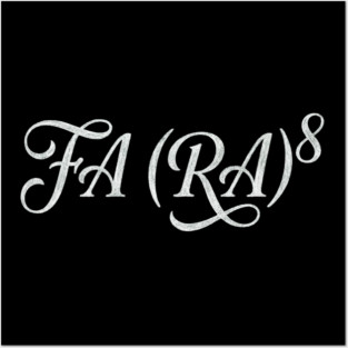 FA (RA)8 Math Humor Teacher Gift Posters and Art