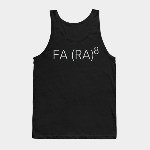 Fa (Ra)8 Math Humor - FA (RA) 8 Story Asian Singing LA Math Teacher Tank Top by ArtistTee ⭐⭐⭐⭐⭐
