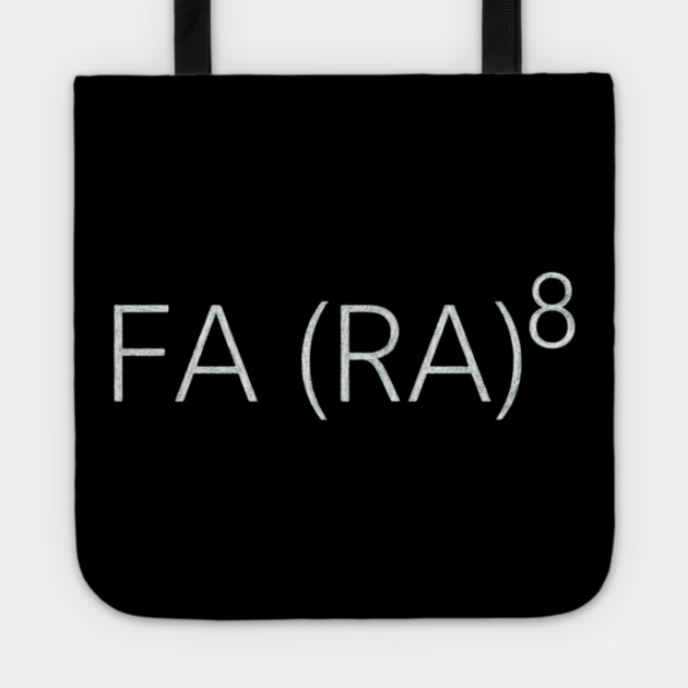 Fa (Ra)8 Math Humor - FA (RA) 8 Story Asian Singing LA Math Teacher Tote by ArtistTee ⭐⭐⭐⭐⭐