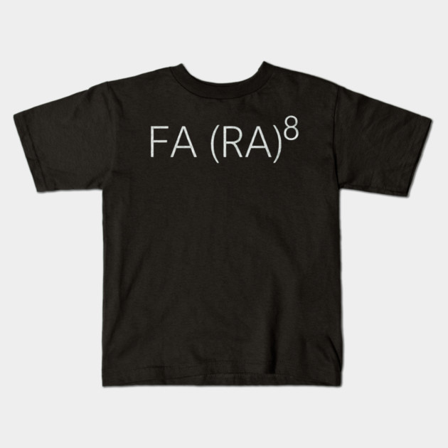 Fa (Ra)8 Math Humor - FA (RA) 8 Story Asian Singing LA Math Teacher Kids T-Shirt by ArtistTee ⭐⭐⭐⭐⭐