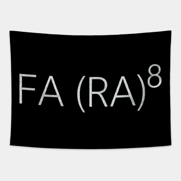 Fa (Ra)8 Math Humor - FA (RA) 8 Story Asian Singing LA Math Teacher Tapestry by ArtistTee ⭐⭐⭐⭐⭐
