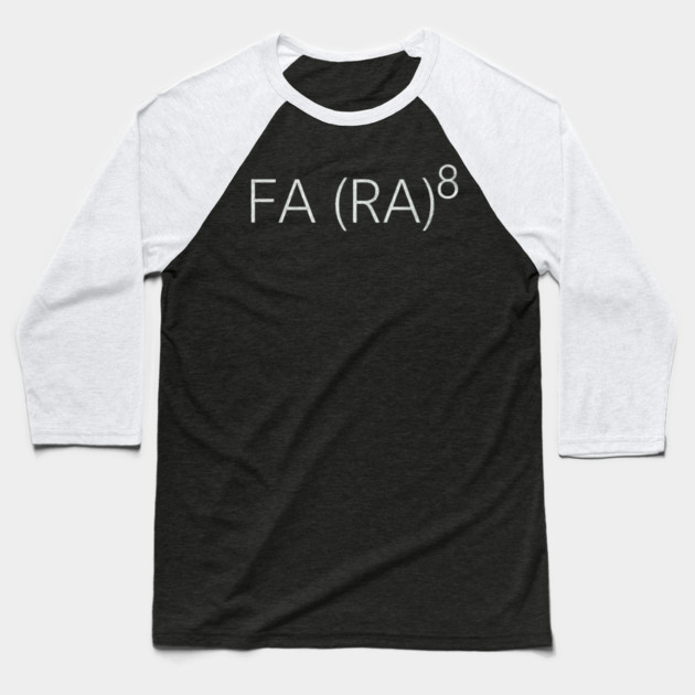 Fa (Ra)8 Math Humor - FA (RA) 8 Story Asian Singing LA Math Teacher Baseball T-Shirt by ArtistTee ⭐⭐⭐⭐⭐