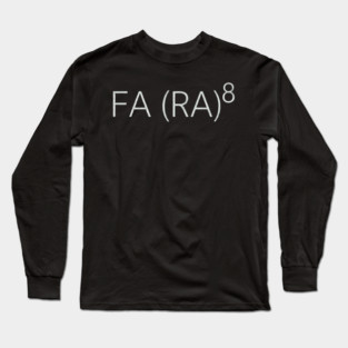 Fa (Ra)8 Math Humor - FA (RA) 8 Story Asian Singing LA Math Teacher Long Sleeve T-Shirt