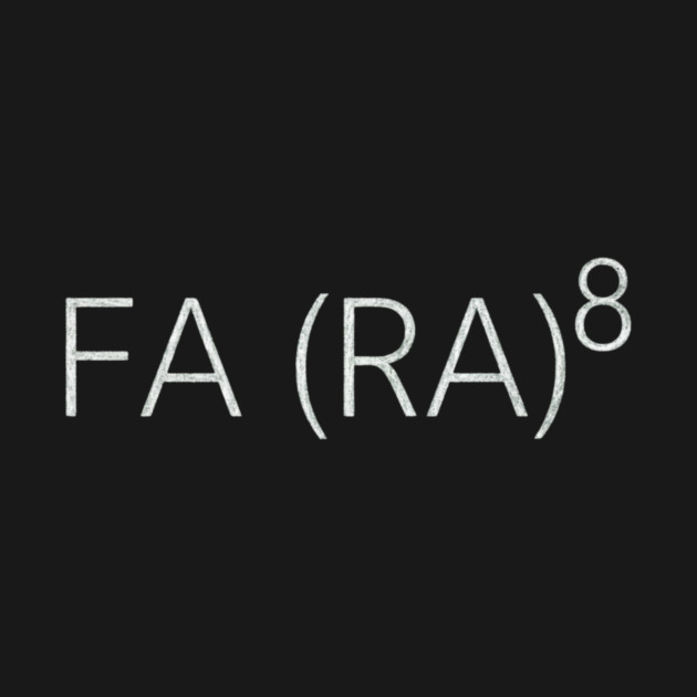 Fa (Ra)8 Math Humor - FA (RA) 8 Story Asian Singing LA Math Teacher by ArtistTee ⭐⭐⭐⭐⭐