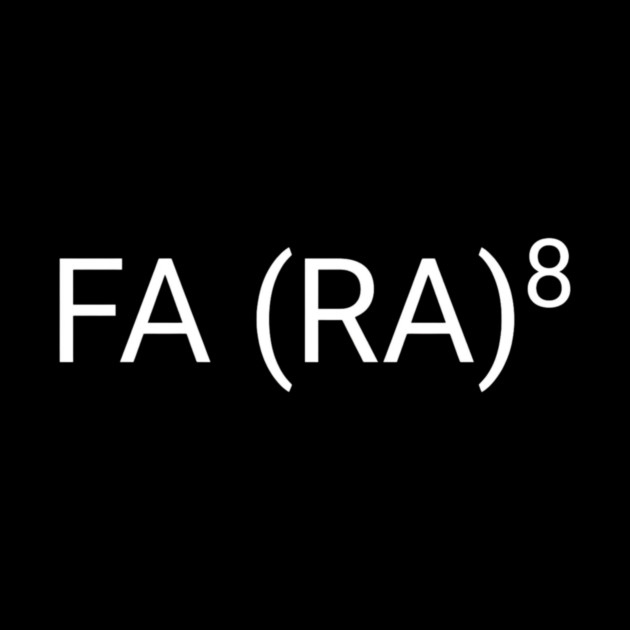 FA (RA)8 Funny Math Nerd by ArtistTee ⭐⭐⭐⭐⭐
