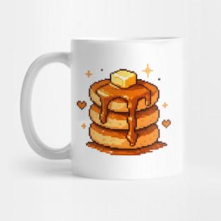 Pancakes with Syrup - Retro Pixel Mug