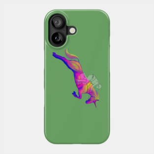 Jumping unicorn Phone Case