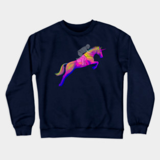 Jumping unicorn Crewneck Sweatshirt