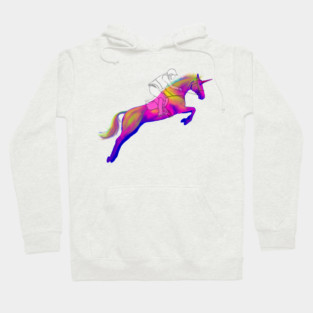Jumping unicorn Hoodie