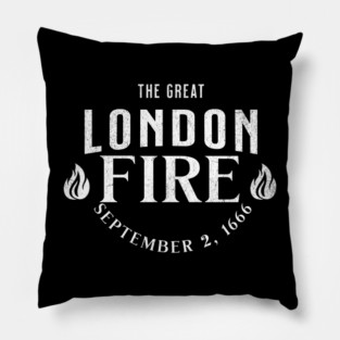 History The Great London Fire 1666 Historical Events Pillow
