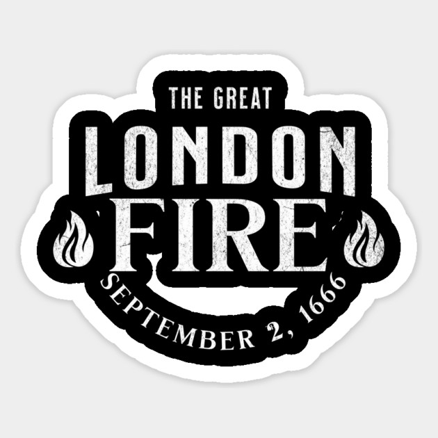 History The Great London Fire 1666 Historical Events Magnet by Yesteeyear