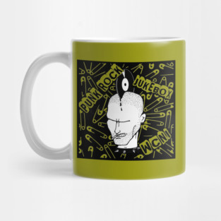 Punk Rock Jukebox Pins Mug