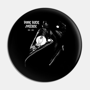 Punk Rock Jukebox - lapel BLACK Pin